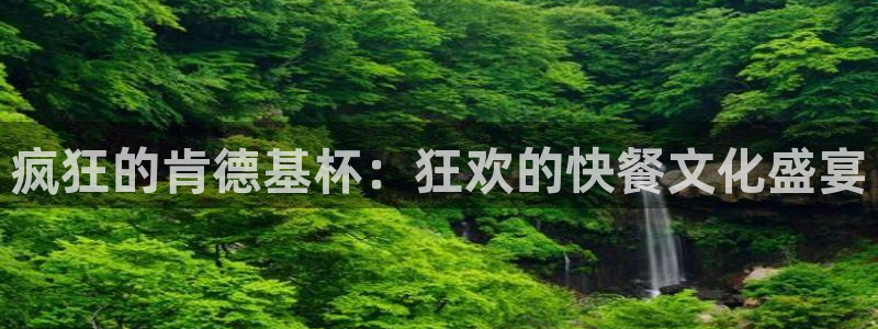 世界杯比赛:疯狂的肯德基杯:狂欢的快餐文化盛宴